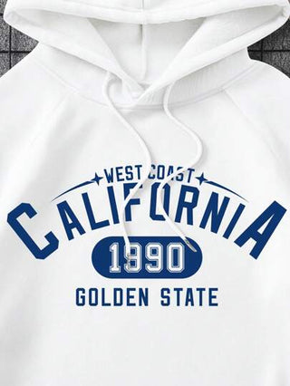 Manfinity Dauomo هودي حراري بطباعة أحرف جيب الكنغر رباط للرجال