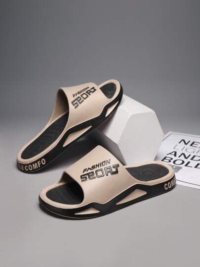 صنادل رجالية موضة للخارج صالحة للصيف, صنادل مريحة لا تنزلق للاستخدام الداخلي والخارجي، للمشي، للشاطئ