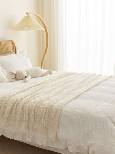 قطعة واحدة موحد اللون بطانية محبوكة , أسلوب الشمال أكريليك شكل المستطيل مكتب خذ قيلولة اريكة بطانية , بطانية محبوكة بطانية , شال , غطاء , غطاء سرير , سرير ذيل بطانية