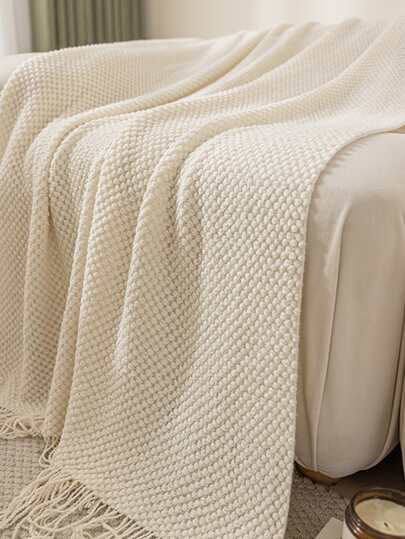 قطعة واحدة موحد اللون بطانية محبوكة , أسلوب الشمال أكريليك شكل المستطيل مكتب خذ قيلولة اريكة بطانية , بطانية محبوكة بطانية , شال , غطاء , غطاء سرير , سرير ذيل بطانية