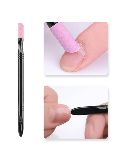 أداة عناية احترافية لفن الأظافر عبارة عن قضمة مزيل الجلد الميت والعناية بالأظافر بحصى الكوارتز 1 قطعة