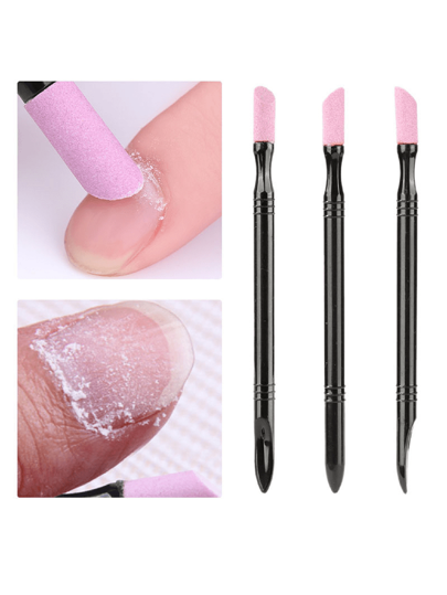 أداة عناية احترافية لفن الأظافر عبارة عن قضمة مزيل الجلد الميت والعناية بالأظافر بحصى الكوارتز 1 قطعة