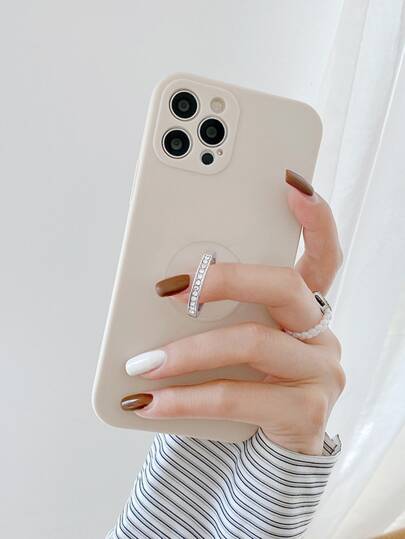 قطعة واحدة من حامل الهاتف الخلوي المُرصّع بالراين،حامل بشكل دائري للإصبع معدني متحرك 360 درجة، حامل هاتف جوال عالمي متوافق مع آيفون وأندرويد كهدية لعيد الميلاد للعائلة والأصدقاء، حامل الإصبع، مسك الهاتف، اكسسوارات الهاتف