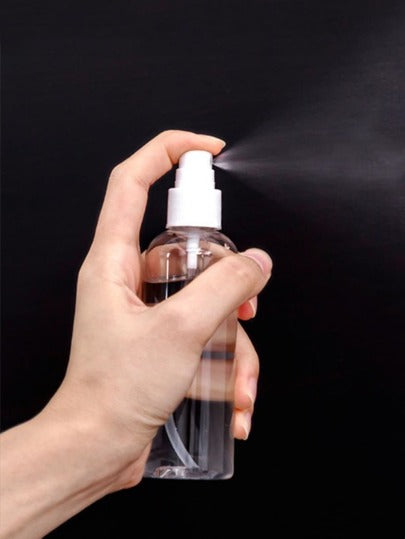 زجاجة بخاخ شفافة/30مل/50مل/100مل، زجاجة بخاخ بغطاء أبيض بلاستيكي- زجاجة سفر بلاستيك فارغة شفافة- عظيمة للسوائل و الزيوت الأساسية و العطور و منتجات التنظيف والمزيد! تزيين غرفة المعيشة وغرفة النوم والحمام في المنزل، مواد السفر، حفل الزفاف، حفلة عيد...