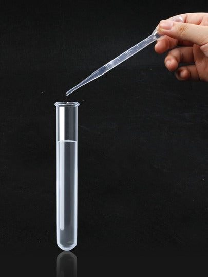 أدوات مكتبية ومدرسية مجموعة من 10 قطع بخاخ بلاستيكي شفاف سعة 3 مل مع مقياس مناسبة للتعليم في الطفولة المبكرة / المختبر العلمي للمدارس الابتدائية ، إبر البخاخ التي يمكن التخلص منها