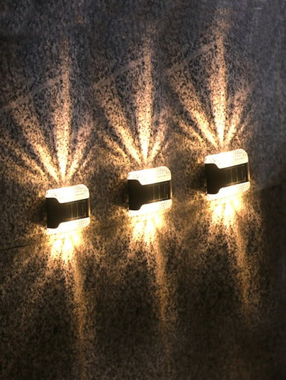 ضوء الحائط العامل بالطاقة الشمسية، إضاءة ليلية صغيرة للحدائق والممرات والأبواب، مقاوم للماء مع إضاءة لأعلى وأسفل، تعمل بالمحول، إضاءة حائطية عصرية عامة