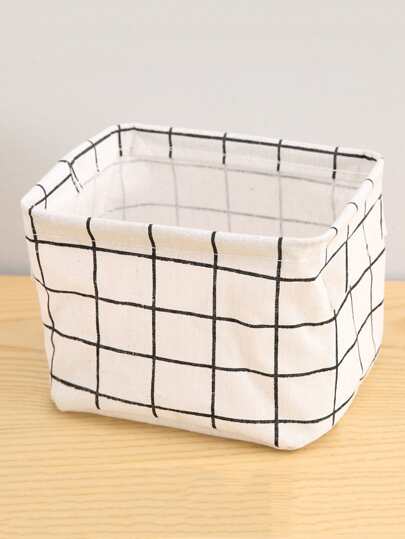 سلة غسيل قطعة واحدة ، سلة تخزين على المكتب لحفظ الأشياء المتنوعة وعلب تنظيم المستلزمات والكتب والمستحضرات والملابس الداخلية والقرطاسية ، سلة غسيل للعودة إلى المدرسة