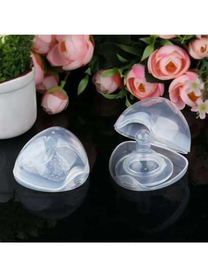 حافظة شفاطات شفافة واضحة اللون 1/2/3 حبة، محمولة ومضادة للغبار