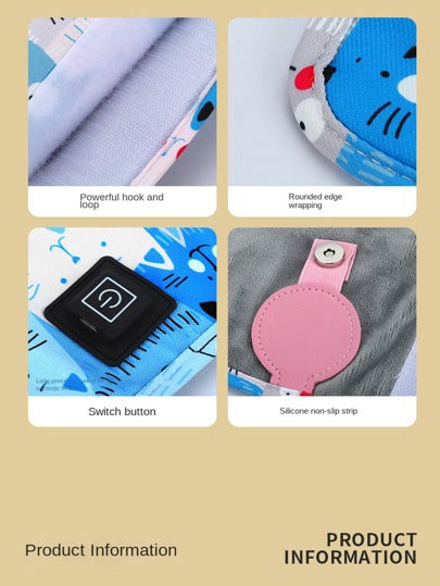 حقيبة عازلة لزجاجة الحليب قابلة للضبط على 3 إعدادات بتصميم كرتوني لحاملي الأطفال، للاستخدام المنزلي والخارجي المتنقل