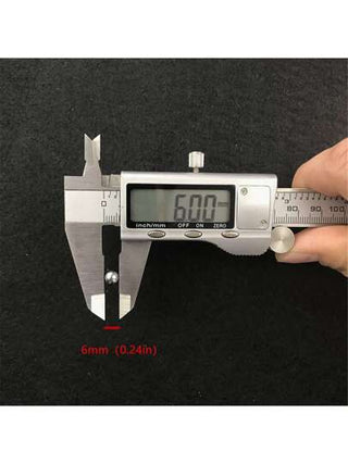 Yernea 1000/2000 قطعة / صندوق 6 مللي متر (0.24 بوصة) كرات صيد مقلاع ملحقات عالية الكربون الصلب المواد الصناعية تحمل دراجة مكونة كرات فولاذية مع سطح دقيق ومصقول وخالي من العيوب