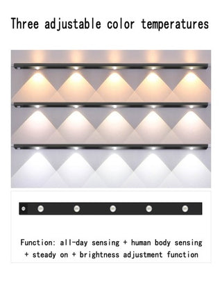 مصباح Led زخرفي بعين القط متعدد الألوان ، مصباح للكابينة بميزة الاستشعار ، مصباح Led بميزة الاستشعار للجسم