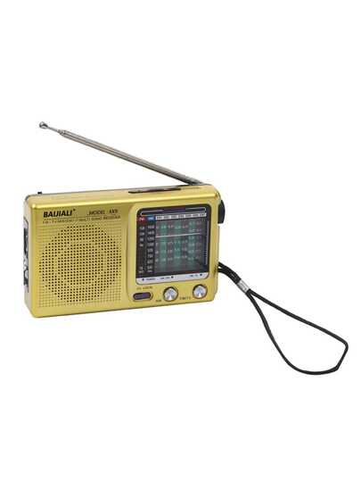 عتيق صغيرة محمولة مذياع مع كامل حزام