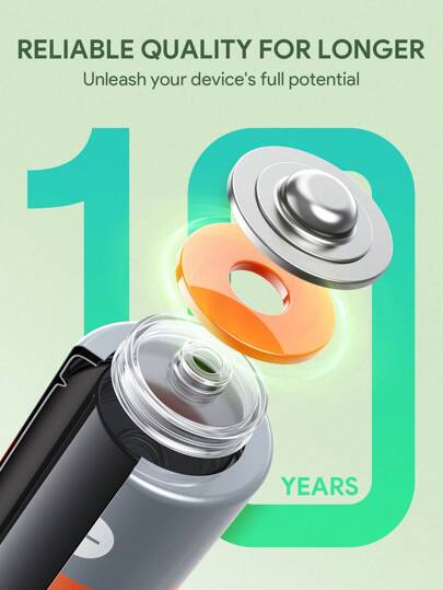 JMMO 20 حزمة بطاريات AAA درجة ممتازة، قلوية وطويلة الاستخدام وعديمة التسرب، لاستخدامات المنزل والمكتب، هدايا عيد الميلاد، ضروريات لحملات التخييم والعطلات الخريفية والشتوية، لوازم العطلات والرحلات