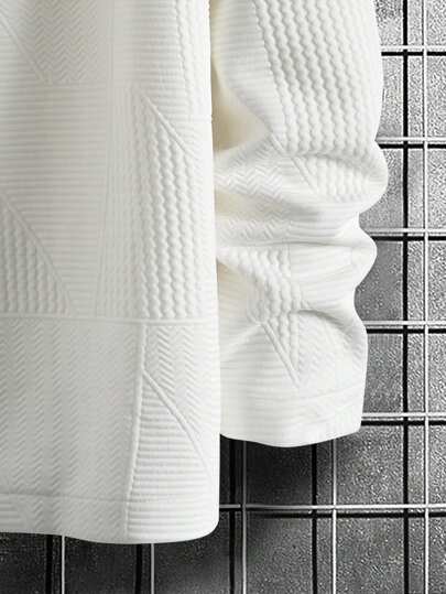 Manfinity Homme جاكيت ذات أزرار أمامية بدون تي شيرت للرجال، جاكيت خفيفة، سادة، زوج، كم طويل، عمل