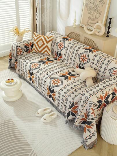 رمضان زينة رمضان بساط خارجي متعدد الاستخدامات للنزهات والتخييم، سجادة أرضية محمولة، بساط للعشب، بطانية معلقة، سفرة، بطانية ل- RV، بطانية أريكة، بطانية ملفوفة حول الأريكة، بطانية أريكة ثنائي الوجه لجميع فصول السنة، قطعة واحدة