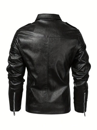 جاكيت رجالية بسحاب وجيوب ذات لون واحد، بومبر كاجوال بأكمام طويلة