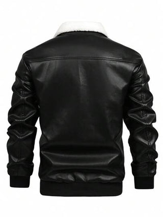 Manfinity Homme معطف رجالي موضة الخريف ذو طوق بورغ وسحاب، أسود طويل الأكمام بمكونات ألوان مختلفة، هدية للأصدقاء والأزواج والصديق