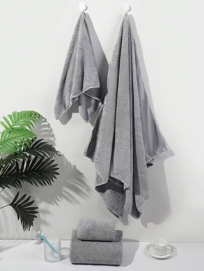 مناشف المخمل المرجاني، أحادية اللون سميكة ناعمة، ماصة وسريعة التجفيف للأزواج والاستخدام اليومي المنزلي. متوفرة 1 قطعة منشفة يد 34*75 ،منشفة حمام 70*140 ، منشفة يد كبيرة 40*80 ، أو منشفة حمام كبيرة 90*170. ديكور حمام المنزل