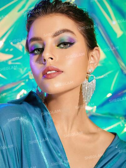 SHEGLAM لوحة ظلال العيون Chill Track Palette 12-Clolor Shimmer Metallic Matte Eyeshadow Palette Bold Color Long-Lasting Ultra Pigmentized Blendable Y2K Styling Eyeshadows Christmas Winter Gifts عيد الأب التخرج عيد الميلاد العطلة الربيع الصيف Y2K...