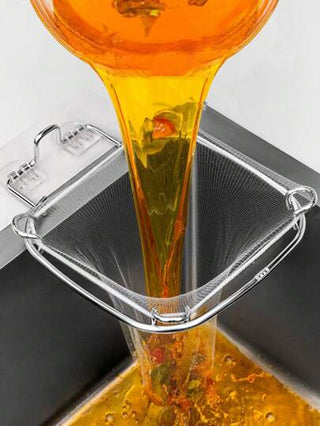 فولاذ غير قابل للصدأ مصفاة مصفاة مع بقايا مصفاة سلة الى مطبخ صنبور