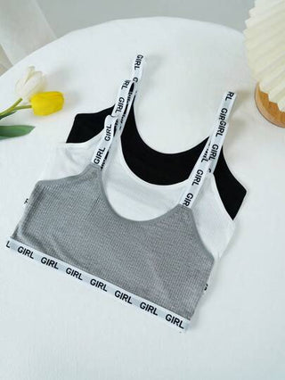 Shein Underwear&Sleepwear Basics رياضة البرازيلي المكشوفة 3 حبات يوغا ، رياضة البرازيلية الرياضية