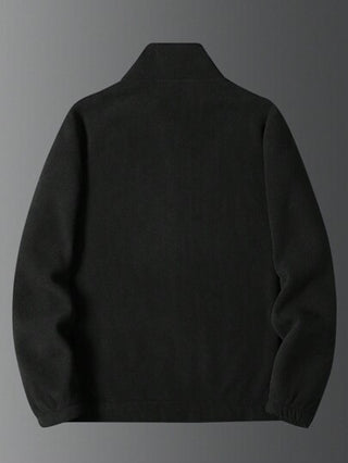 جاكيت تفاصيل مرقع بعبارة بطباعة تيدي للرجال