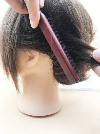 3/2/1 مشط ذو ثلاث طبقات لتصفيف الشعر ، إضفاء الحجم والتجعيد ، له ذيل مدبب