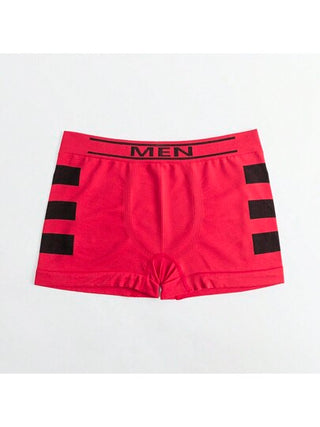 ملخص بوكسر طبع حرف الرجالي 6قطع/طقم بألوان متعددة