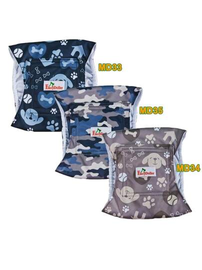 3 عبوات حفاضات قابلة لإعادة الاستخدام للكلاب الذكور - حزام بطن منع التسرب ، حفاضات كلاب ذكور قابلة للغسيل للتدريب والحضانة - حفاضات رعاية الحيوانات الأليفة للكلاب الذكور - تصميم جديد لحفاضات الكلاب مع حشوة مدمجة، و توفير المال