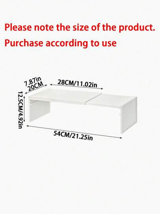 قطعة واحدة من رف تخزين المطبخ القابل للتمدد، منظم خزانة متعدد الوظائف لزجاجات التوابل وأدوات المائدة وأدوات المطبخ، يحافظ على طاولة الطبخ نظيفة ومرتبة