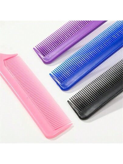 مشط شعر مهني ذو ذيل مدبب مضاد للكهرباء الساكنة، فرشاة صبغ الشعر، مشط إبرة من الصلب لصالون الحلاقة، اكسسوارات ومنتجات وأدوات العناية بالشعر للصالونات وصالونات التجميل والسفر