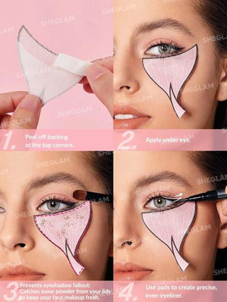 SHEGLAM ملصقات ظلال العيون من مجموعة So Long Fallout Mermaid Eyeshadow وكحل العيون وماسكارا ومكياج عيون سهل وختم واستنسل وأداة تجميل عيد الأب التخرج عيد الميلاد العطلة الربيع الصيف Y2K فاخر أزياء مكياج مستحضرات التجميل حفل شاطئ سفر تخييم في الهواء...