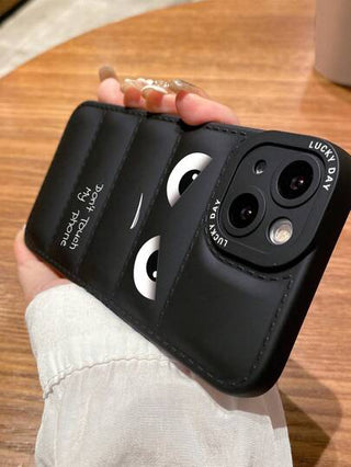 جراب تليفون طريف مع رسمة عين غاضبة من ال TPU ,متوافق مع آبل آيفون سامسونج شاومي ريدمي 9، 9A، 9C، 10، 10A، 10C، 12، 12C، نوت 9، نوت 9 برو، نوت 10، نوت 10s، نوت 10 برو، نوت 11، نوت 11s، نوت 11 برو، نوت 12، نوت 12 برو