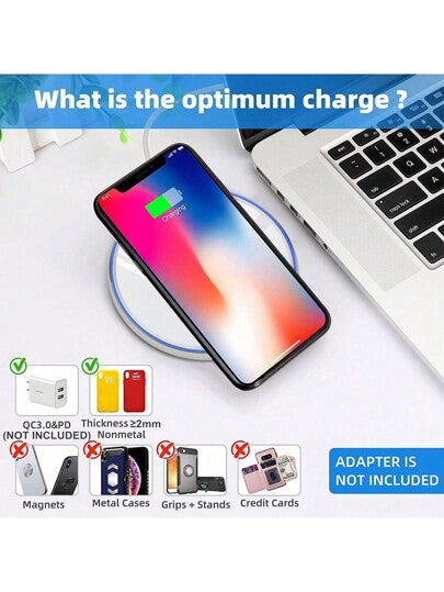 محطة شحن لاسلكية متوافقة مع أجهزة آيفون 16 15 14 13 12 برو ماكس مينى 11 XS XR X 8 بلس ومتوافقة مع ايربودز برو 4 3 2 ، وشاحن سريع متوافق مع هواتف سامسونج جالكسي S25/S24/S23/S23 أولترا/S22/S22+/S22 أولترا/S21/S21+/S21 أولترا/S20/S20+/S10/S10+/S9/S9+/S8/S8+