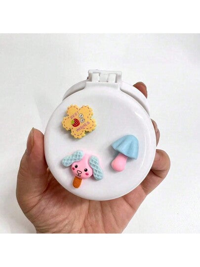 50 قطعة من الملحقات المحاكية للراتنج - فواكه وحلوى وأزهار، مع لاصق على الظهر، خليط من الحرف Diy وعمل المجوهرات والهاتف النقال وأكواب المياه