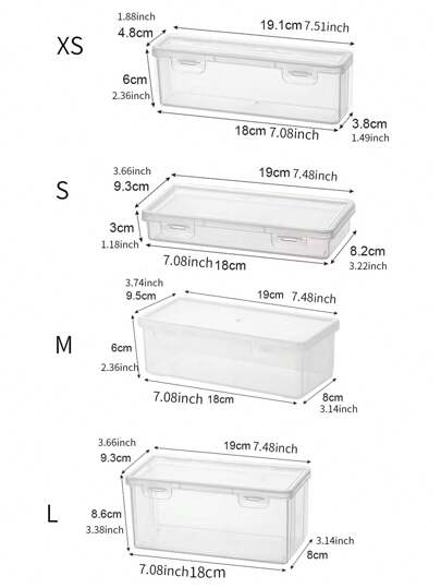 1 علبة شفافة لتنظيم القرطاسية، سعة تخزينية كبيرة للأقلام والألوان والمستلزمات الفنية، مناسبة للمكتب والفصل الدراسي ، مقاومة للماء وغبار، مع 10 قطع مشابك ملفات و مشبك تذكير للعودة للمدرسة