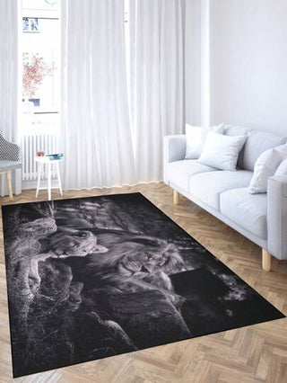 سجادة ارضي نمط الأسد حديث طباعة حيوان الى معيشة و قطعة واحدة