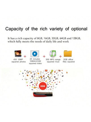 SANDISK قرص صلب ذو واجهة USB ماركة سانديسك بسعة 128GB أو 64GB أو 32GB أو 16GB، محرك الأقراص USB 2.0 عصا الذاكرة USB قابل للماء للهواتف / الأجهزة اللوحية / الحواسيب المحمولة