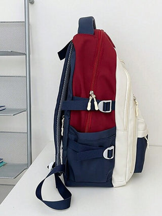 حقيبة ظهر كبيرة السعة بتصميم أوروبي وأمريكي بألوان متعددة، خفيفة الوزن وقابلة للحمل، مزودة بجيوب وأزرار كثيرة، مناسبة للاستخدام اليومي والتنقل والأنشطة الخارجية وتناسب حمل الكمبيوتر المحمول (الإكسسوارات هي فقط للتصوير الفوتوغرافي ولا تتضمن في الحقيبة) حقي