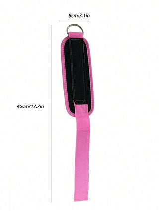 1 قطعة معدات تدريب قوة الرجل مع حلقة الكاحل وحزام القدم ومقبض الأثقال ، تجهيزات صالة الألعاب الرياضية لتمارين المساعدة