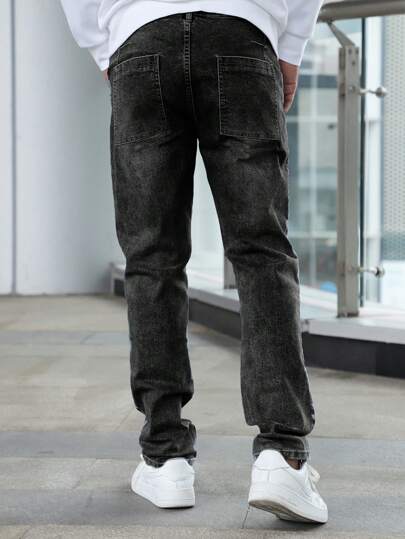 جينز دينم مطاطي للرجال