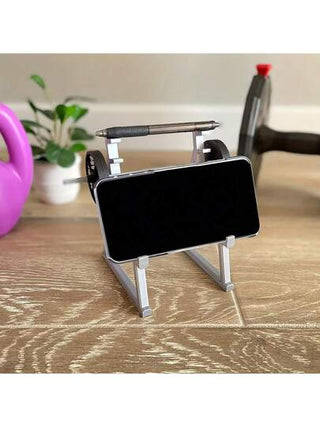 حامل قلم مكتب مزين بموضوع اللياقة البدنية : هدية مثالية لهواة اللياقة البدنية ومحبي رفع الأثقال!