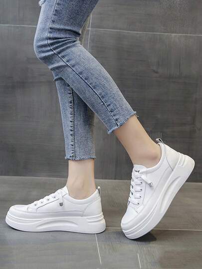 حذاء مبسط رباط امامي تزلج رياضي خارجي كاجوال نساء