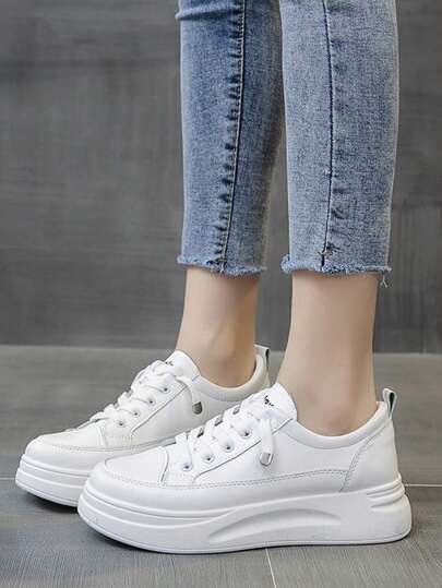 حذاء مبسط رباط امامي تزلج رياضي خارجي كاجوال نساء