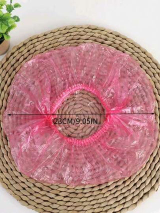 غطاء دش سميك للشعر للسيدات، يحمي الماء والدهون في الحمام أو المطبخ ويستخدم في صالونات التجميل للحماية من ألوان الشعر والزيوت العلاجية، 100قطعة