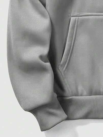 ROMWE MEN Grunge Punk سويت شيرت رجالي بأكمام طويلة مطبوع عليه فطر وحروف