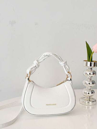 حقيبة كتف عصرية جديدة، حقيبة عبر الجسم أحادية اللون، حقيبة تسوق بطراز كوري إنس للشتاء