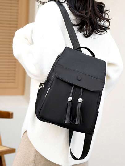 حقيبة ظهر صندوق رسمة متوسطة الحجم الكلاسيكية برباط, حقيبة كبيرة السعة مناسبة للكمبيوتر المحمول للعمل الرسمي و الأعمال الكاجوال للنساء، للسفر في الكلية و الحرم الجامعي وتناسب الرحلات العملية، حقيبة ظهر جاهزة مع المدرجات، حقيبة للمدرسة، حقيبة المدرسة، حقيب