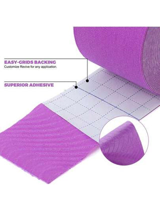 1لفة شريط طب طبيعي 5سم * 5م، شريط رياضي مرن، شريط دعم العضلات