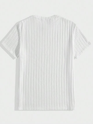 AKNOTIC Business Casual 3 قطعة حزمة تيشرت كاجوال رجالي بأكمام قصيرة وياقة مستديرة طراز فينتاج، هدية للصديق ، للخروج